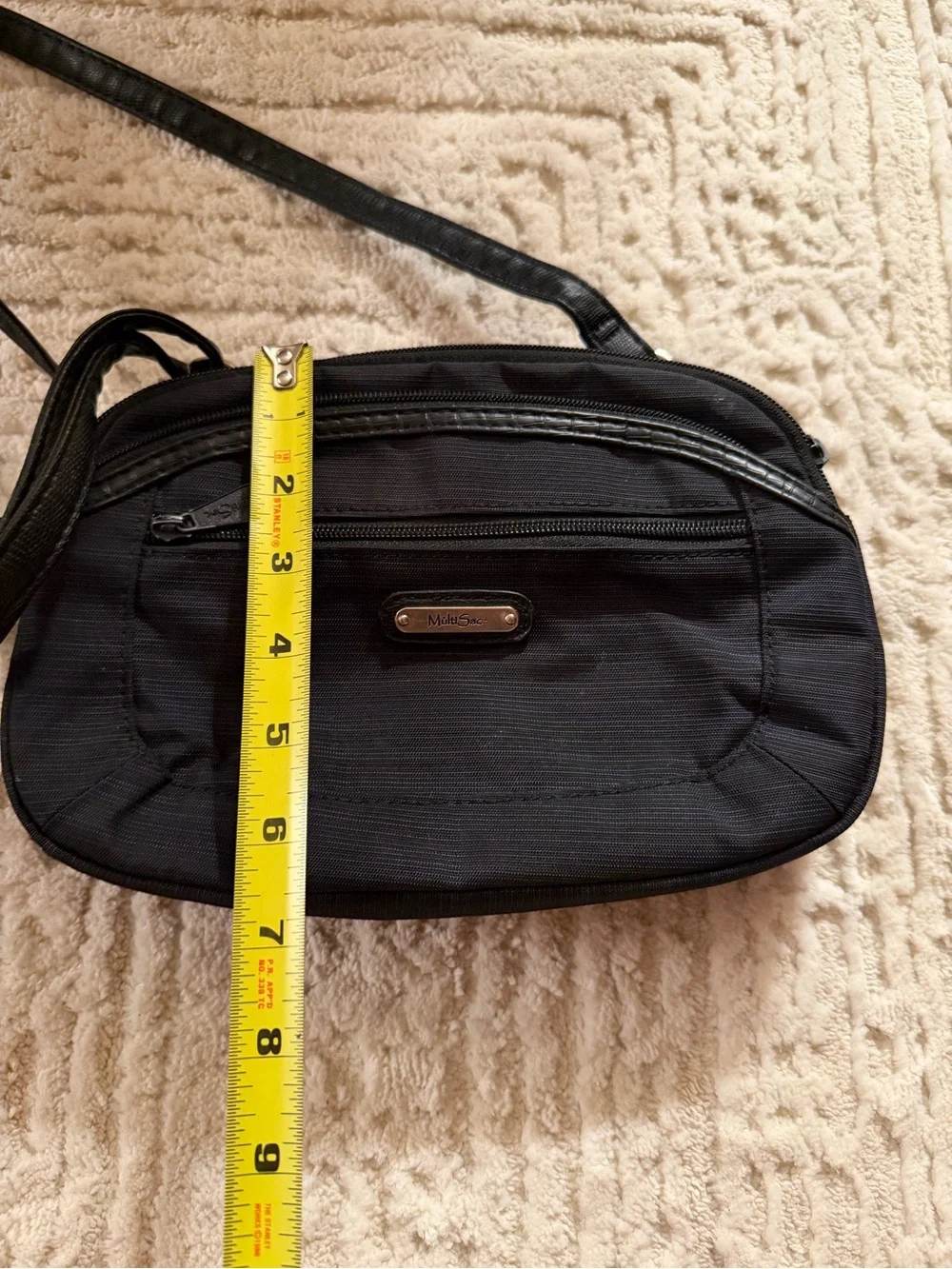 MultiSac Black Crossbody Women's Shoulder Bag